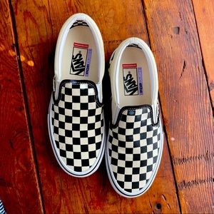 Vans checkerboard Pop Cush Skateboarding slipons